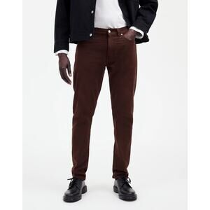 NWT Madewell The Athletic Allday Slim Pant In Dark Carob Size 34x32